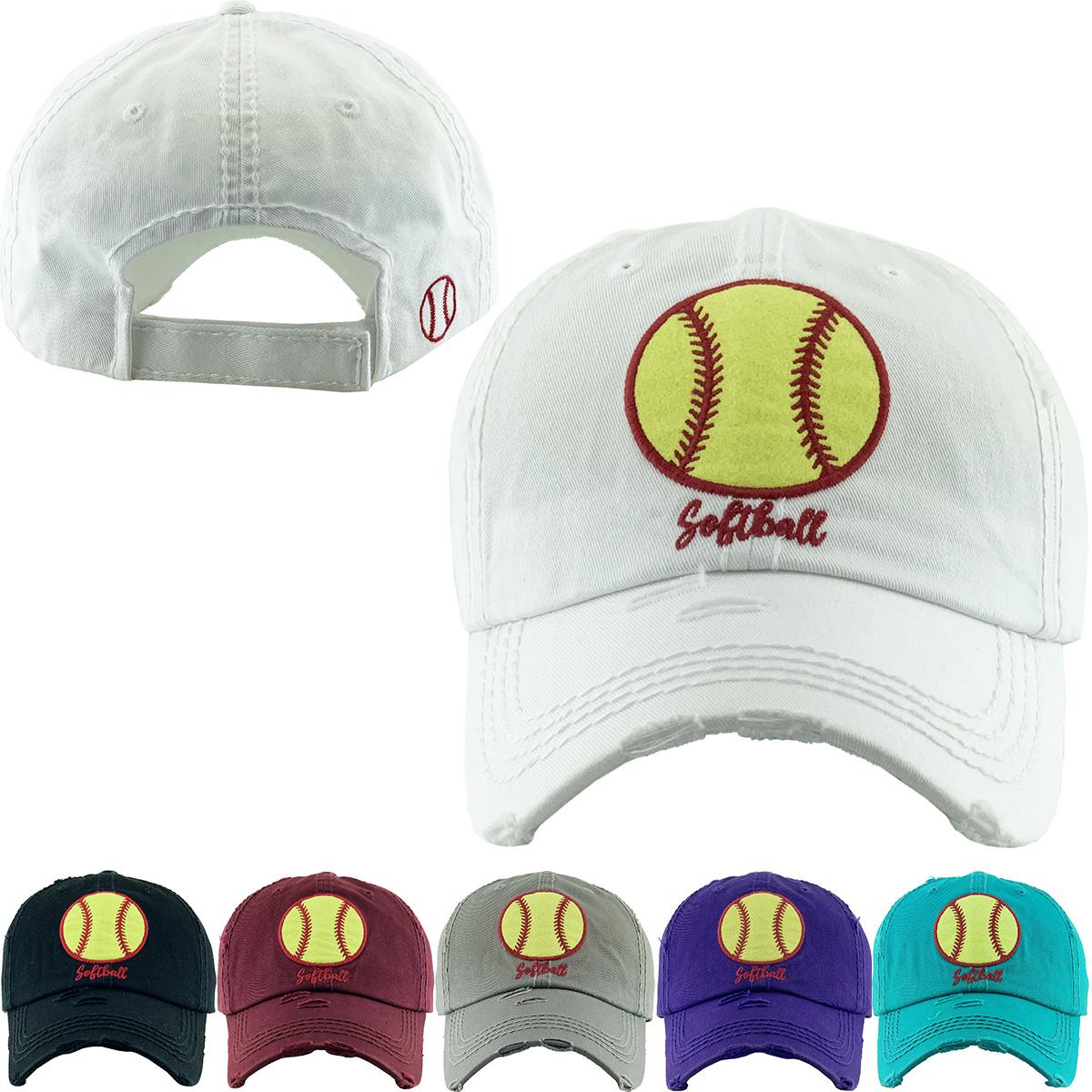 SOFTBALL Vintage Ballcap